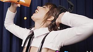 Riley Reid's big ass and perfect tits teasing you at work?