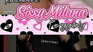 watching sissymilena pegging astarioth with toys and dirty femdom talk 😈🍑🔥