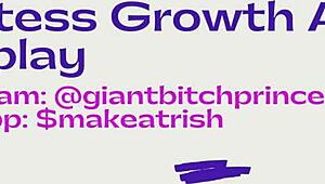 Ordinary girl grows huge tits giantess surprise in sexy pov fetish roleplay!