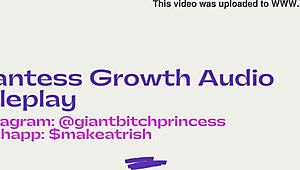 Ordinary girl grows huge tits giantess surprise in sexy pov fetish roleplay!