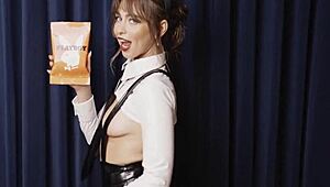 Riley Reid's big ass and perfect tits teasing you at work?