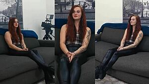 Daisy Maires steps into her first xxx movie nervous for the interview then dives into wet pussy pounding and anal creampie