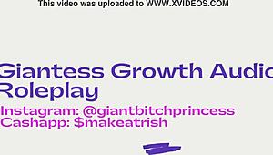 Ordinary girl grows huge tits giantess surprise in sexy pov fetish roleplay!