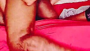 ebony goddess worships my tatted king's big black cock bareback till creampie squirt