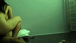 Young Asian couple goes wild cowgirl riding in their homemade horny sex tape