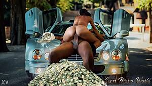 bad ass redbone ebony taking big black cock with bubble butt pussy?