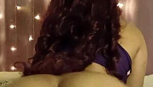 horny teen girl masturbates in intense fantasy session