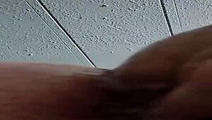 wife teases hubby into fucking her huge monster dildos deep 👅