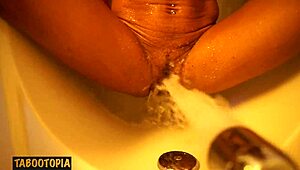 shower water hits just right makin me cum so hard ohhh