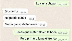 my latina girlfriend gets super horny on phone chat part 3