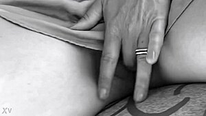 Girl Fingers Dripping Pussy Under Desk Masturbating Hardcore!