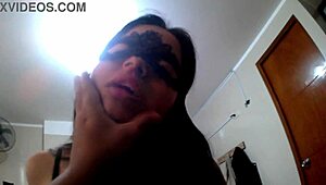 i was watching porn when my stepmom caught me stroking hard