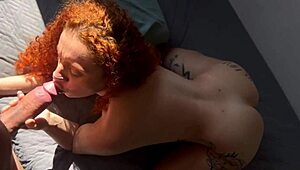 her friend's husband stretched my tight pussy with monster cock surprise