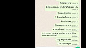 my latina girlfriend gets super horny on phone chat part 3