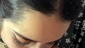 Submissive Debora Prado Smokes Jerks and Deepthroats Monster Cock