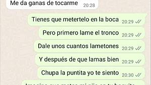 my latina girlfriend gets super horny on phone chat part 3