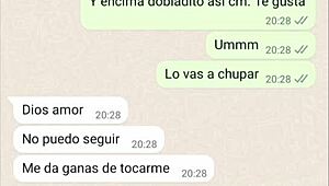 my latina girlfriend gets super horny on phone chat part 3