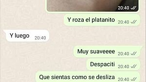 my latina girlfriend gets super horny on phone chat part 3