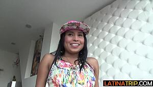 petite latina big ass slammed hard by monster cock deepthroat blowjob