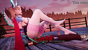 witch alice gives me nylon footjob under her spell