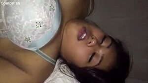 her moans explode as shemale vagina gets deeply penetrated