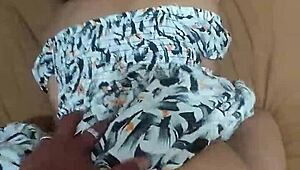 esposa jovencita de vestido corto why risk it all bent over for neighbor's hard doggystyle fuck?