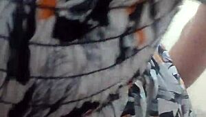 esposa jovencita de vestido corto why risk it all bent over for neighbor's hard doggystyle fuck?