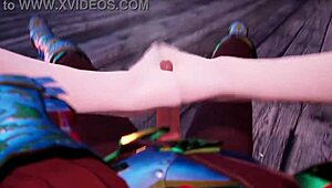 witch alice gives me nylon footjob under her spell