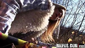 that euro babe cristal caitlin picks up guys for outdoor dick rides in mofos public pickup