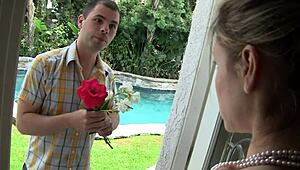 blonde milf velicity von rims ass sucks rim then takes hard pounding