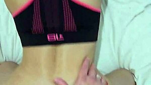 fitness morena hits gym return horny, fucked her missionary rough!