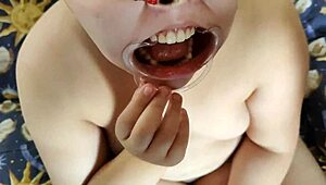 i fuck fat bbw latina teen's face hard then bukkake her nose with cum