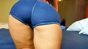 horny latina milf big ass bends over rides cowgystyle doggystyle her horny stepson