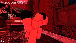 Girl slammed hard against the wall in steamy cartoon fuck fest