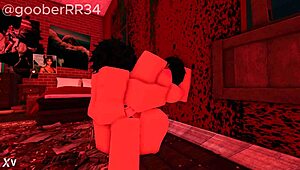 Girl slammed hard against the wall in steamy cartoon fuck fest