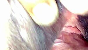 shaved tight pussy filled with multiple creampie loads in sexy 1on1 amateur fuck