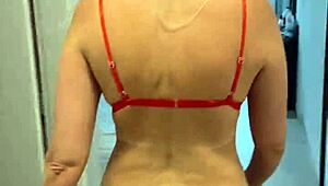 Lisa Tattoo Wife Flashes Lingerie Balcony