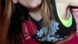 bonneyuwu sucks 3 25 lollipops with pretty blonde lips in softcore teen solo