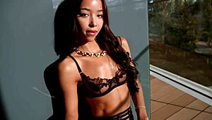 Skinny Filipina Lia Lin gets double stuffed by Jimmy and Raul Bud