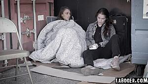 Evelyn Claire's Lesbian Fingering Help Ignites Gia Derza's Taboo Tribbing