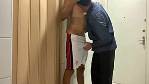 brazilian dom bends over interracial passivo rips clothes leaves in underwear