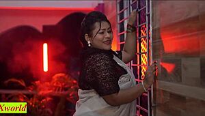 bengali wife cheats with ex-boyfriend for dirty desi sex while hubby watches her big tits bounce