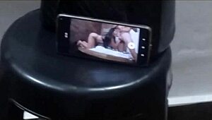 Hubby's fishing so LunaFerrari hits the motel with his best friend for lingerie fitness sex