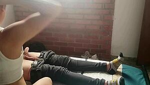 Jovencita Cachonda Grabs My Cock, Strokes Till She Sucks Out Every Drop