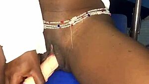 i ride my thick 8 inch dildo hard until i squirt and cum