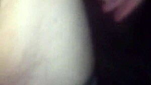 She wanders woods wearing only g-string fishnet stockings