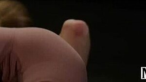 vixenplus yoga milf barbie bounces on college stud's monster cock