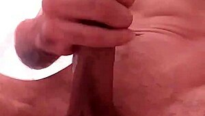 Big monster cock erupts huge cum load solo 💦🍆