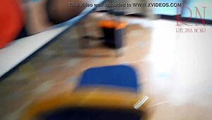 i catch my naughty sexretary fingering pussy under office desk