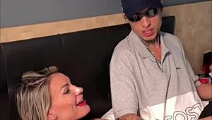 I can't get enough of this hot threesome fun with the hung guy